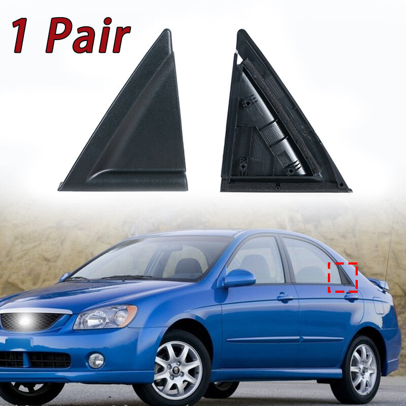 LeftRight For 2004-2009 for Kia Spectra Rear Door Outside Delta Molding