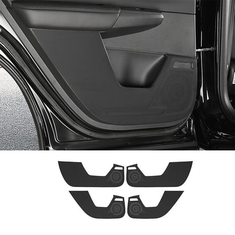 for Honda CR-V CRV 2023-2024 Black Leather Door Anti-Kick Panel Guard cover trim