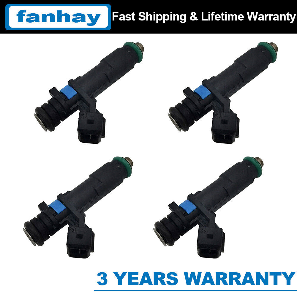 4PCS Fuel Injector 25186566 for Chevrolet 2018-20 Beat Spark 2012 Classic 16-17