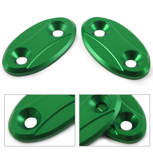 Paar R¨¹ckspiegel Block Off Bodenplatten Abdeckung F¨¹r for BMW S1000RR 2009-2018 Gr¨¹n