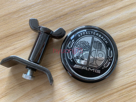 Gun for Mercedes-Benz Bonnet Badge Cap Badge Sticker CSE 44mm W204 W211 AMG