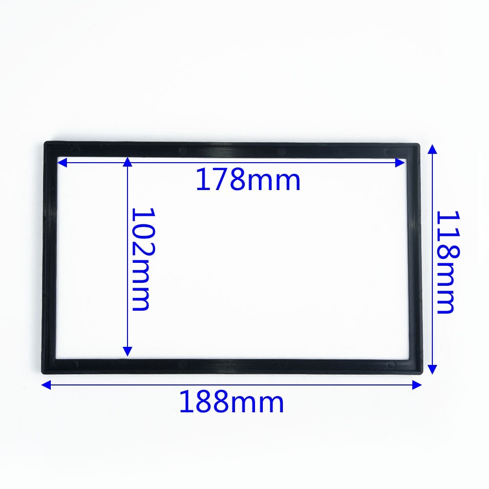 Car radio stereo DVD player dashboard mounting trim bezel panel kit frame