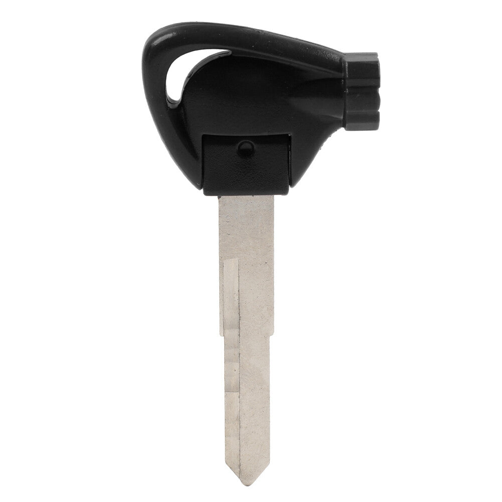 Right Ignition Key Blank Uncut Blade Black Fit for Yamaha Motorbike Scooter