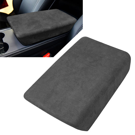 for Tesla Model 3 17-22 Gray Central Console Armrest Box Protective Suede Cover