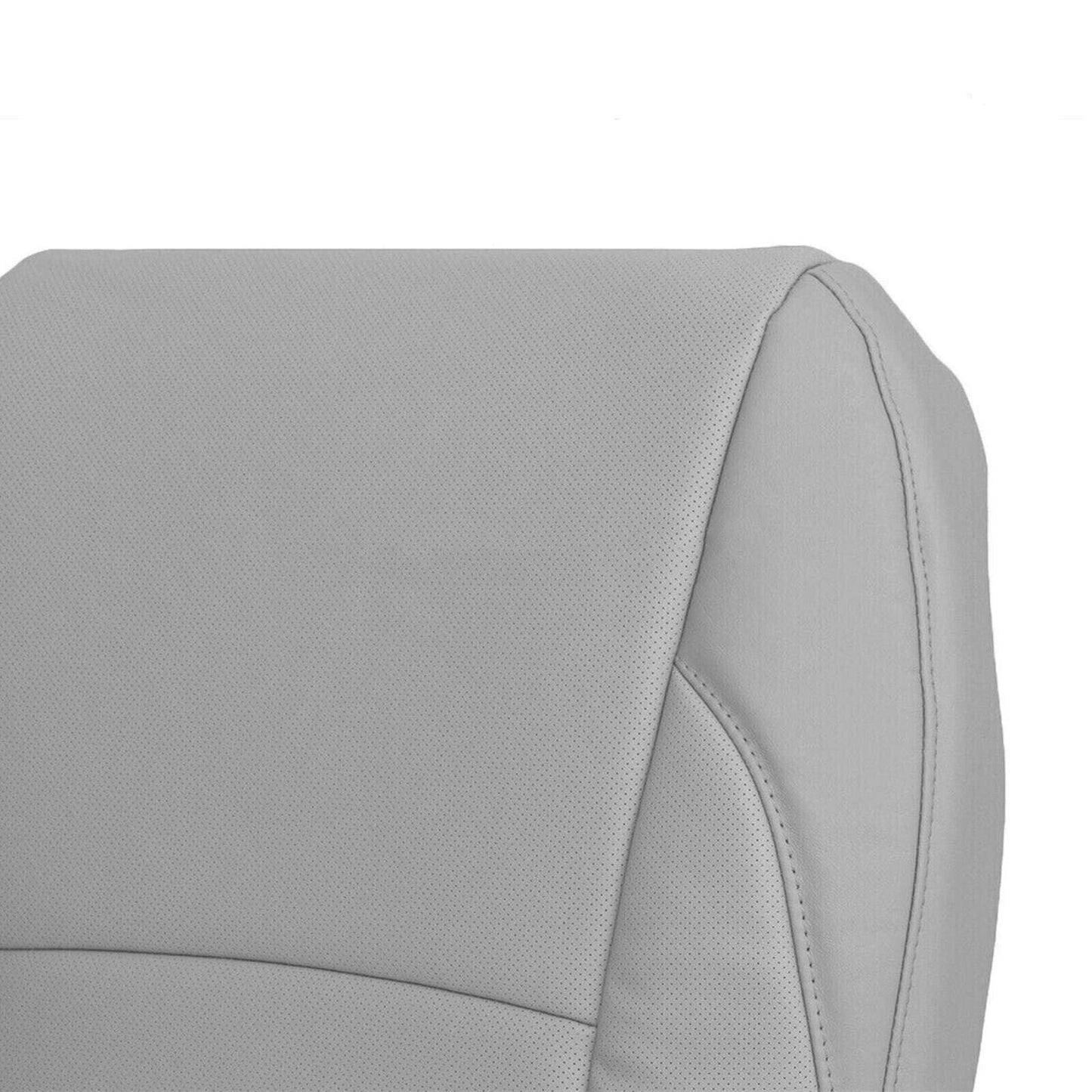 For 2007-12 for Lexus ES350 Front Driver+Passenger Bottom+Top for Seat Cover Light Gray
