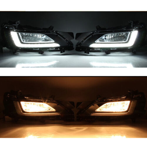 Pair Bumper Daytime Running Light Fog Lamps LED DRL for Hyundai for Tucson 2019-2020