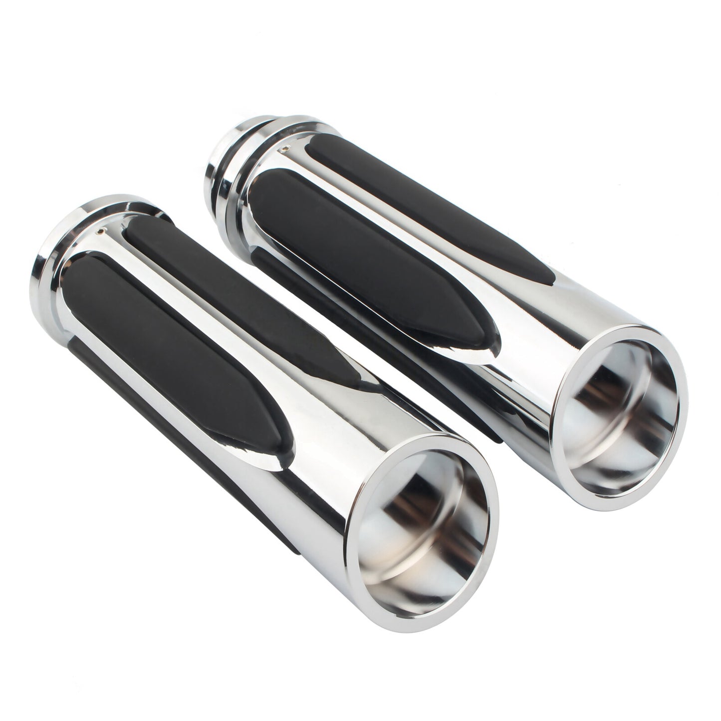 Chrome Handlebar for Harley Touring Road Glide Dyna Softail Sportster Hand Grips