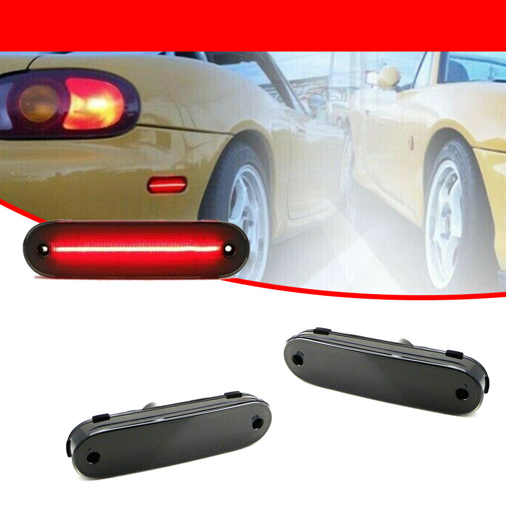 Smoked lens with red LED rear marker light suitable for MAZDA MIATA MX-5 (1990-2005)