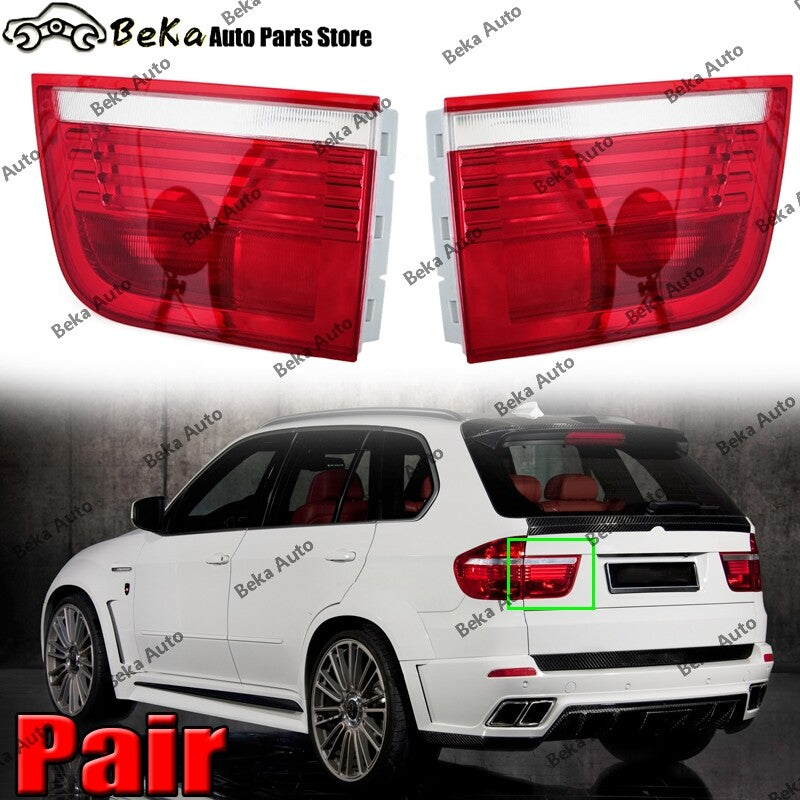 1Pair for BMW X5 E70 2007 2008 Left Right Inner Tail Lamp Rear Brake Stop Lamp