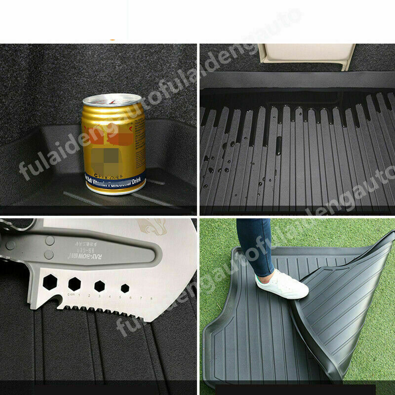 for Mazda CX-30 20-22 Black TPO Rear Trunk Cargo Liner Floor Mat All Weather 1x