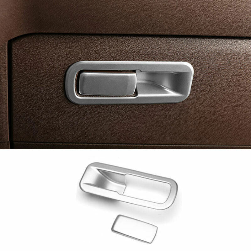 for BMW X1 F48 2016-2022 ABS Silver for Co -Pilot Storage Box Handle Bowl Cover Trim
