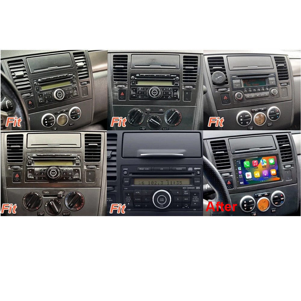 for Nissan Versa 2007-2011 7inch Android Carplay Car Stereo Radio WIFI GPS Navi