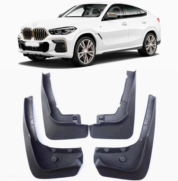 4Pcs Splash Guards Mud Guards Flaps FOR 2020-2024 for BMW X6 M Sport G06