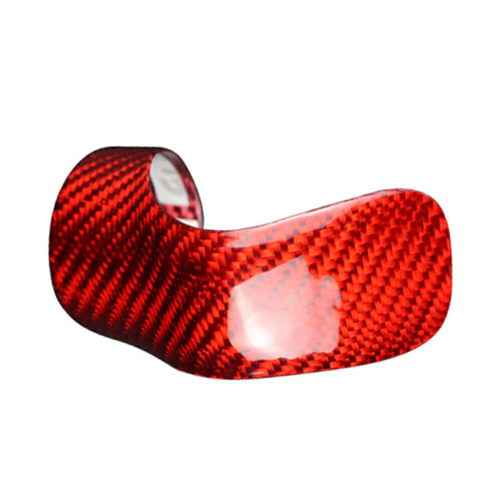 Red carbon fiber automotive gear shift knife cover trim for LEXUS IS for ES NX RX GS RC