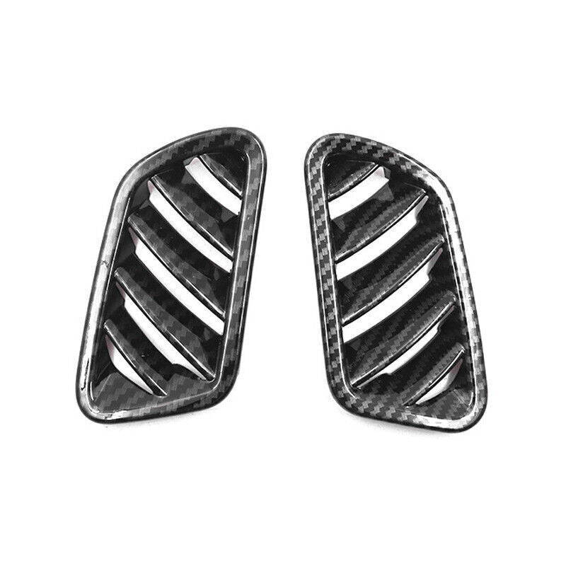 Car Instrument LR Air Outlet Vent Trim for Kia K3 Forte 2019-2022 Carbon Fiber