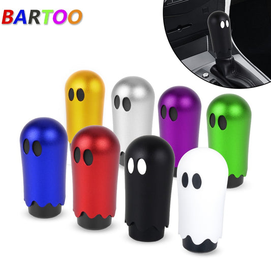 JDM for Ghost Shift Head Knob Cute Car Gear Shift Knob w/ M8 M10 M12 Adapter