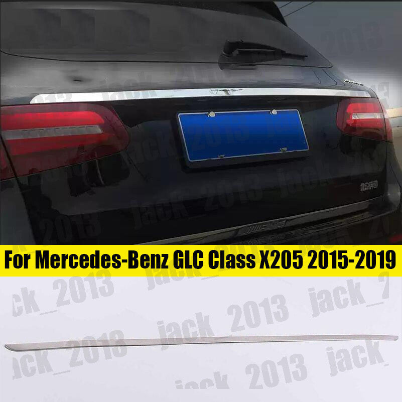 for Mercedes-Benz GLC 2016-2023 Steel Rear Tailgate Door Trunk Lid Cover Trim