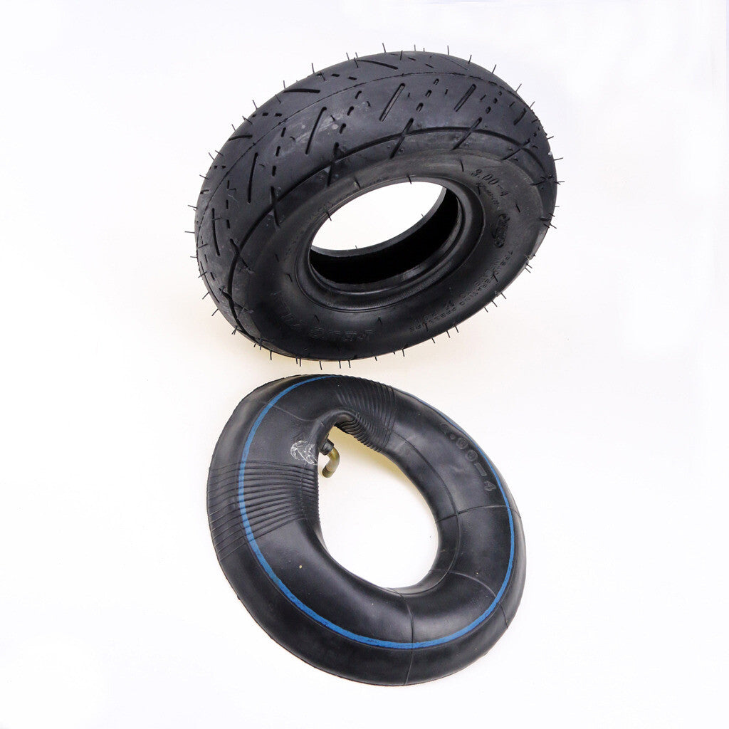 2pc 3.00-4 Tyre + Tube 260x85 for Mobility Scooter Go Kart ATV Razor E325 E300