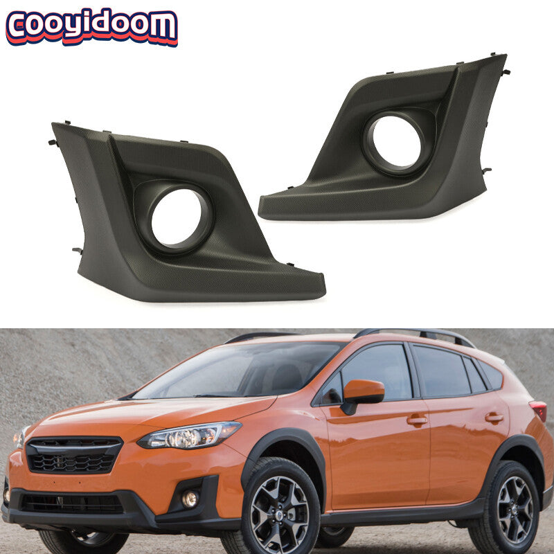 Left and right front fog light cover for Subaru Crosstrek 2018 - 2020