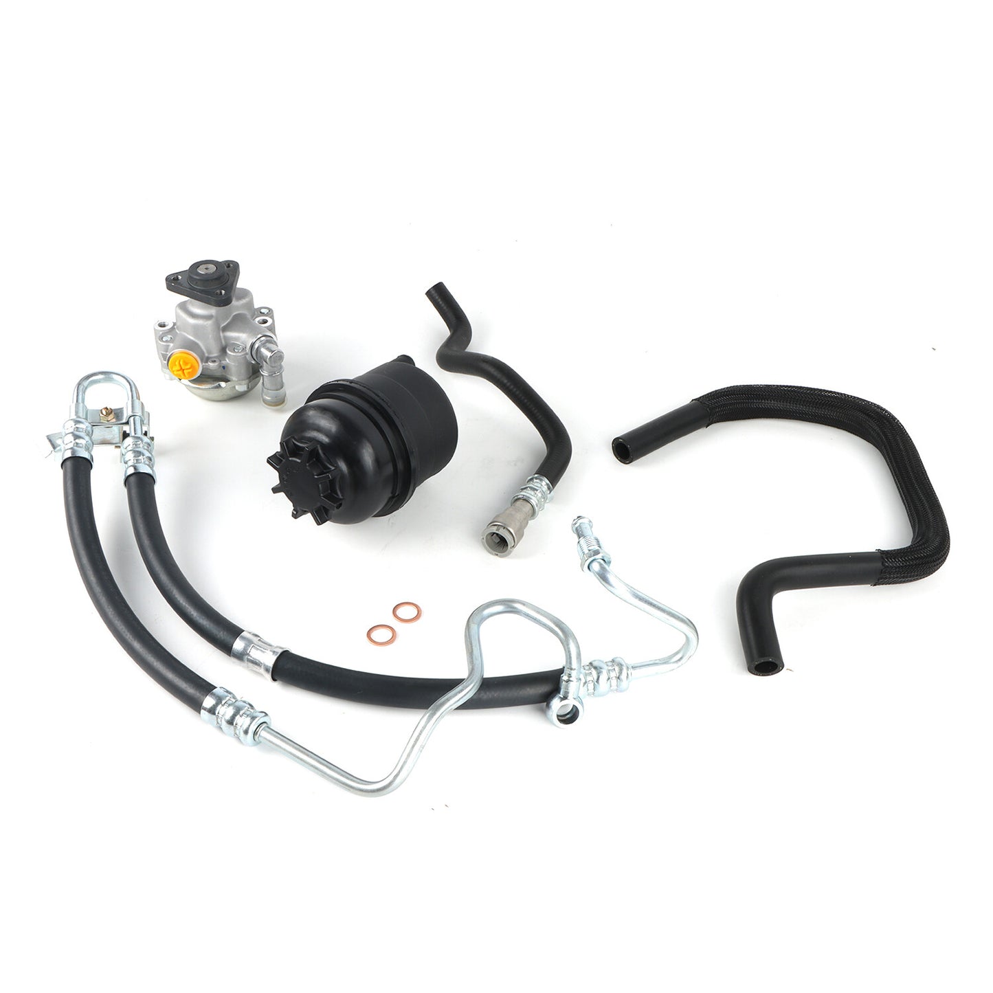Power Steering Pump Hoses W/Reservoir Suitable for BMW E46 330i 32416760036KIT