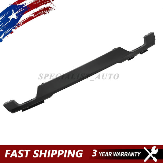 New For 2021 2022 2023 for Ford F150 Black Front Bumper Lower Molding Trim Valance