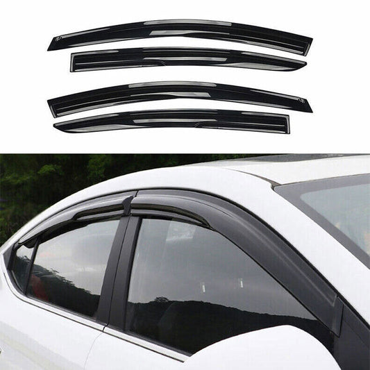 for Hyundai for Elantra 2017-2020 black Window Wind Visors Rain Guard Vent Deflector