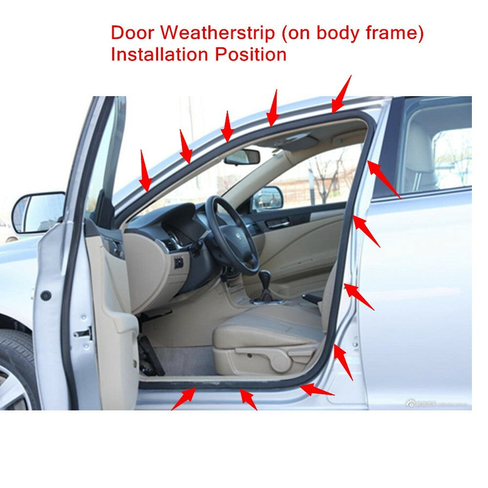Right rear door rubber Weatherstrip body sealant for Honda Accord sedan 03-2007