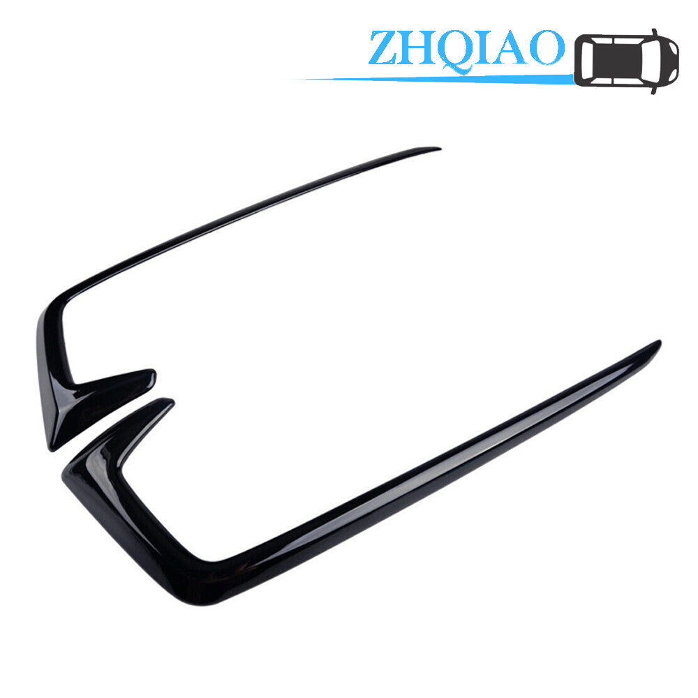 2PCS Gloss Front Fog Lamp Eyebrow Light Cover Trim for Honda 10th for Civic 2019-21