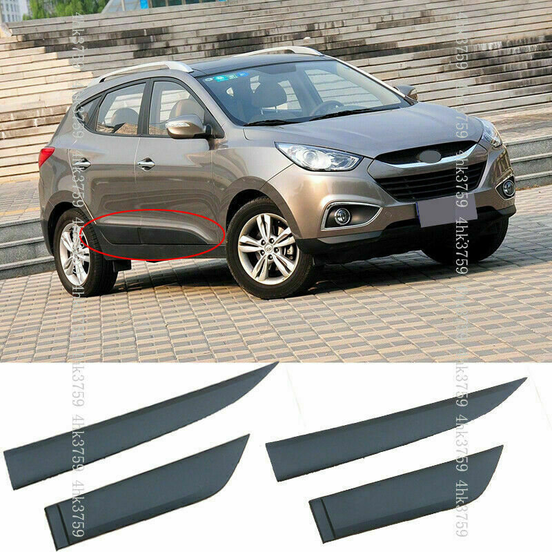 Black Car Side Door Garnish Molding Panel for HYUNDAI for Tucson ix35 2010-2014
