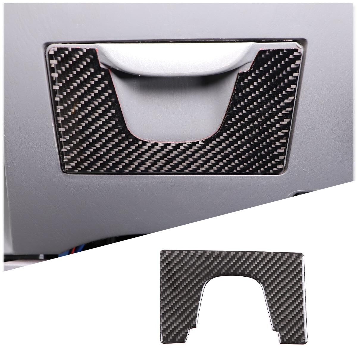 Carbon ABS instrument-side air socket decorative ring suitable for Toyota 86/Sub@ru BRZ 2022-22